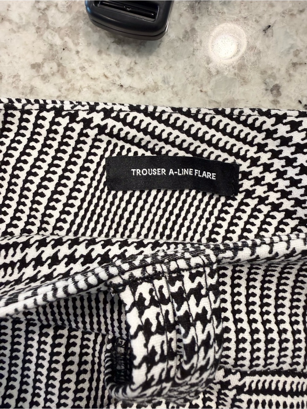 torrid Black & White Glen Plaid Flare Pants - Picture 8 of 11